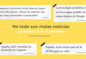 No todo son malas noticias