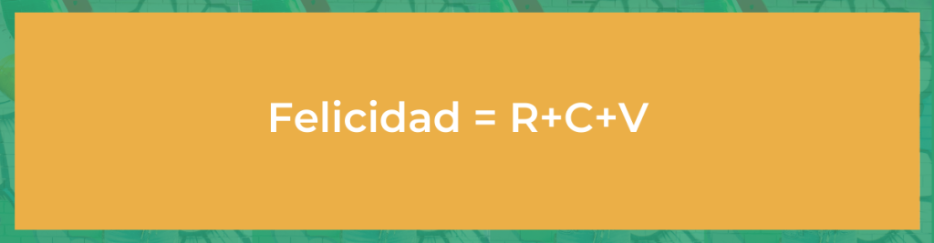 Felicidad = R+C+V